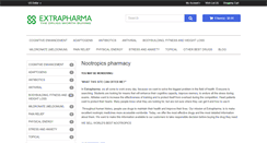 Desktop Screenshot of extrapharma.com